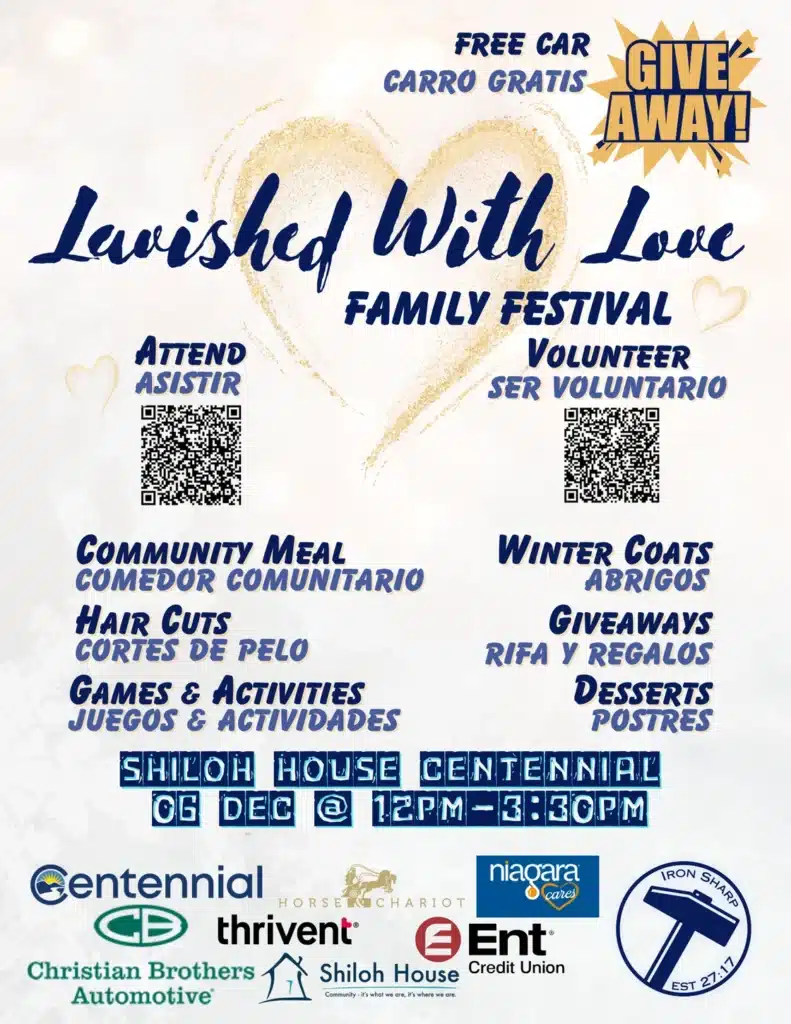 Iron Sharp Lavished w Love Shiloh House Car Give Dec 6 Flyer Updated 11.3.25