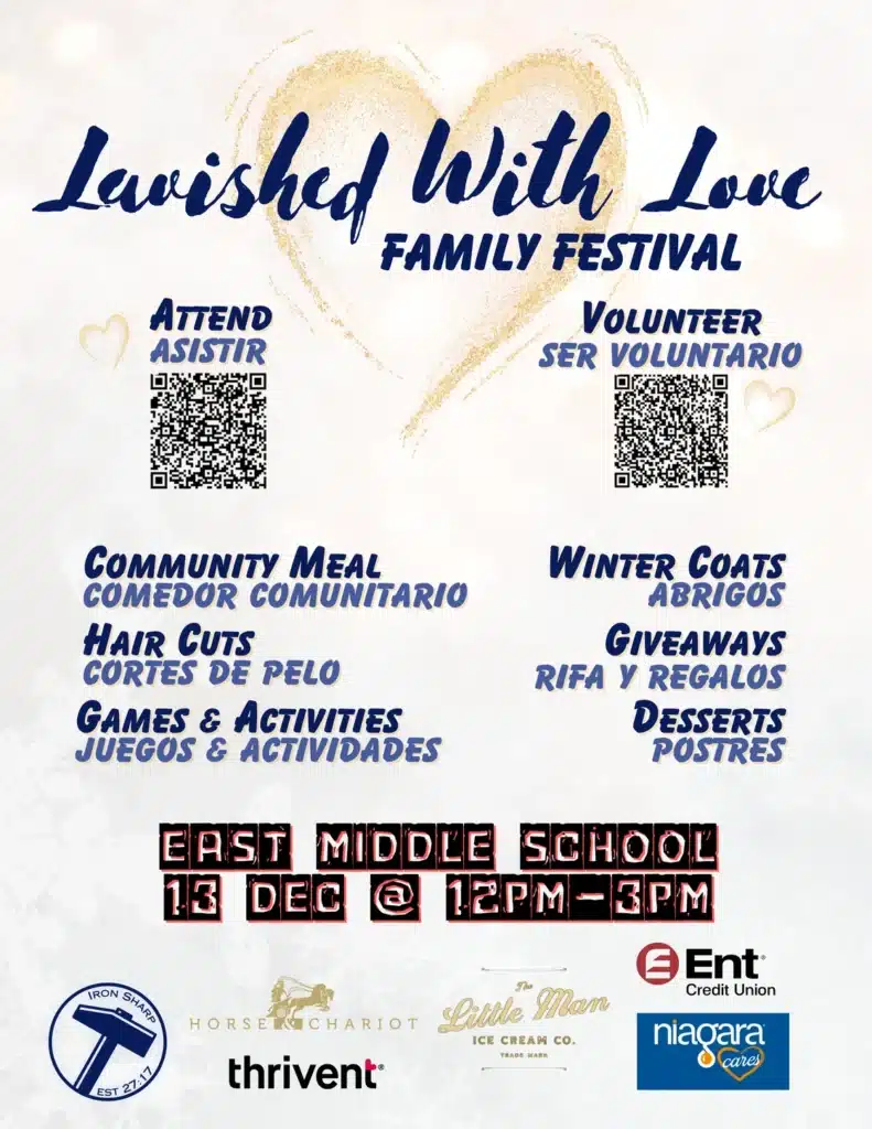 Iron Sharp Lavished with Love East Middle Dec 13 School Flyer 10.21.25-1